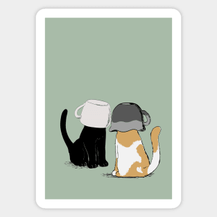 Duel Cats Sticker